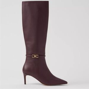 Ann Taylor Chain Wrap Leather Boot